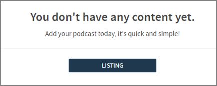 Podcaster Signup button